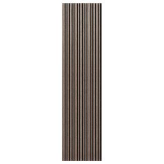 Akupaneel / Akoestisch Wandpaneel – Wood Line Walnut 280×60,5 cm