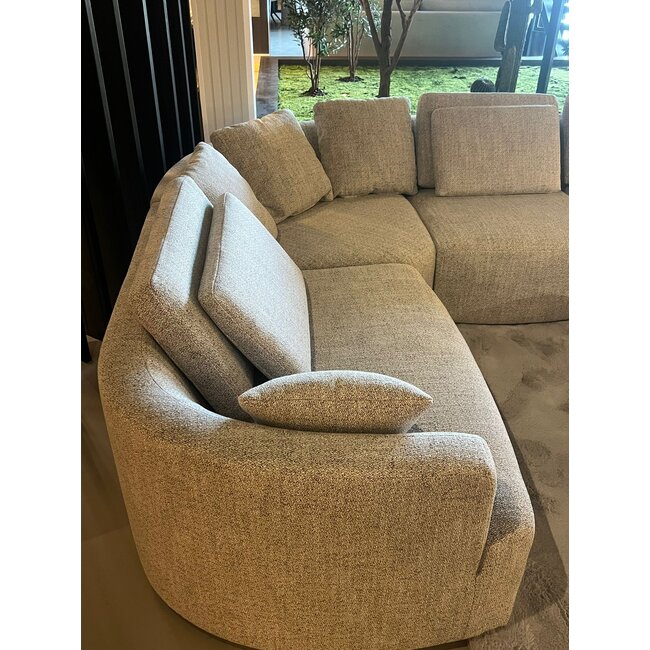 Bankstel Saint-Tropéz 220x400 x160cm GREIGE