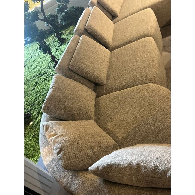 Bankstel Saint-Tropéz 220x400 x160cm GREIGE