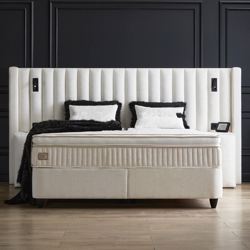 Bed London white