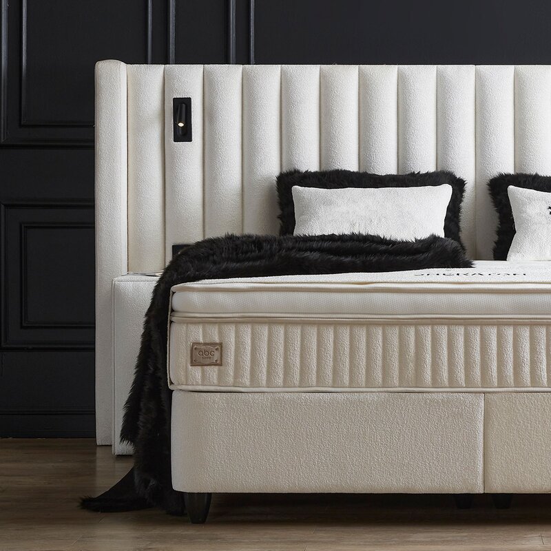 Bed London white