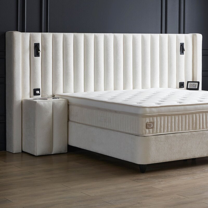 Bed London white