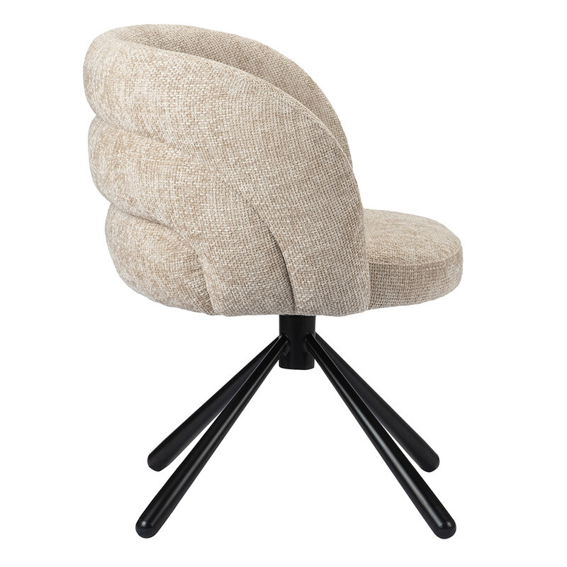 Shell Pebble Rotating Chair Latte