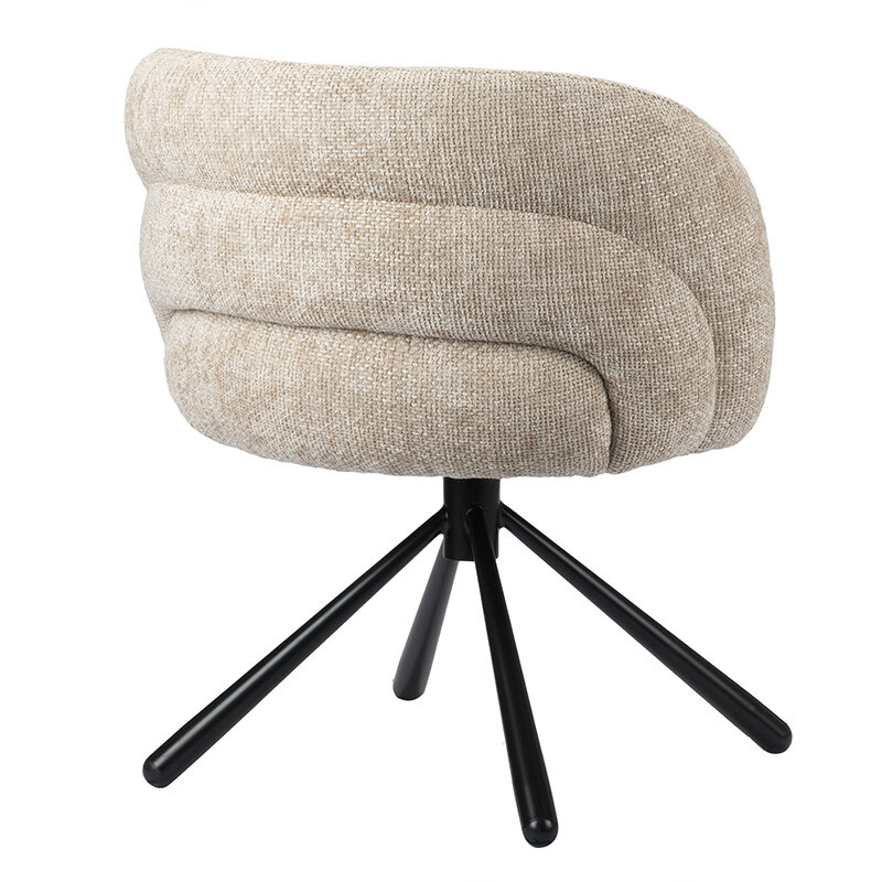 Shell Pebble Rotating Chair Latte