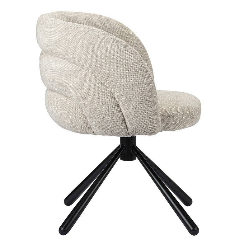 Shell Pebble Rotating Chair Beige