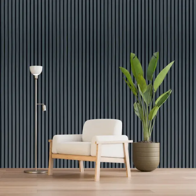 WOODPANEEL antraciet | 270X60 CM