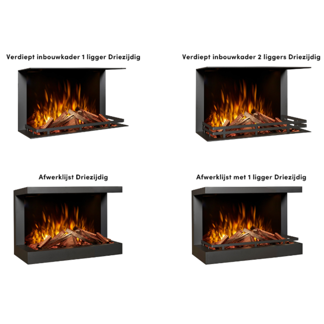 Fair Fires  Tru Vizion Solution insert 650 Driezijdig