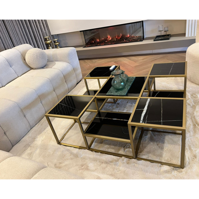 Black Marmer & Frozen Gold