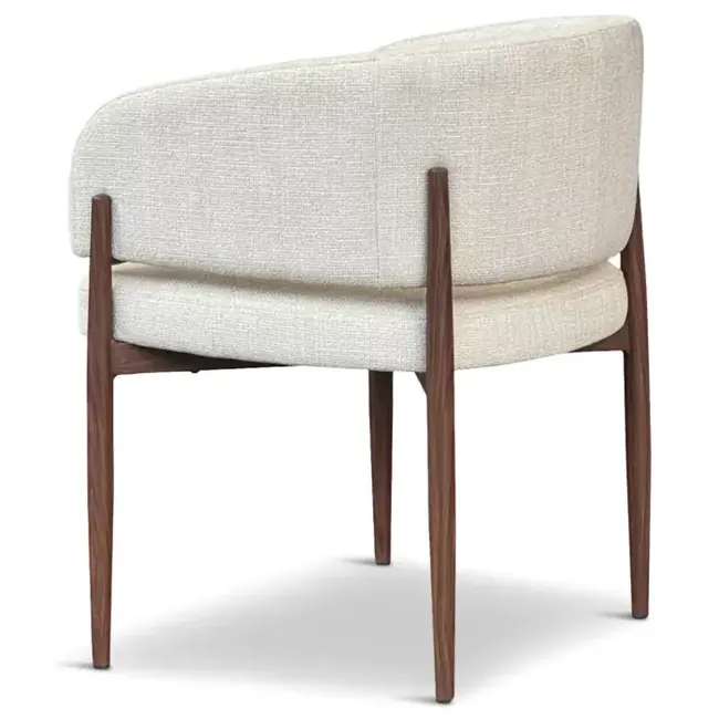 Eetstoel walnut japandi