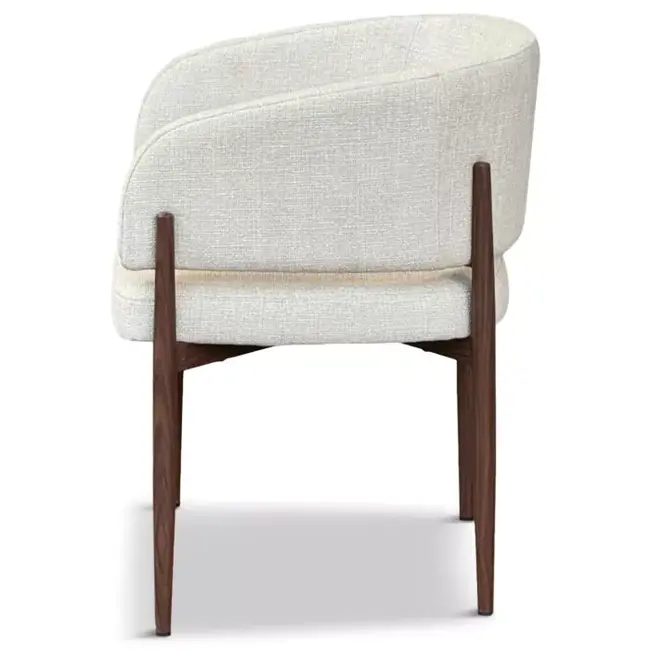 Eetstoel walnut japandi