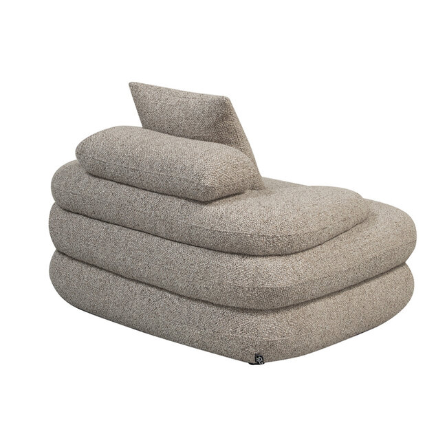 Cairo Lounge chair Sand Boucle