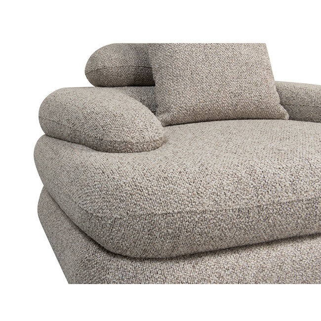 Cairo Lounge chair Sand Boucle