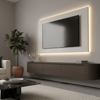 Japandi TV Meubel Walnoot Japandi TV Meubel Walnoot