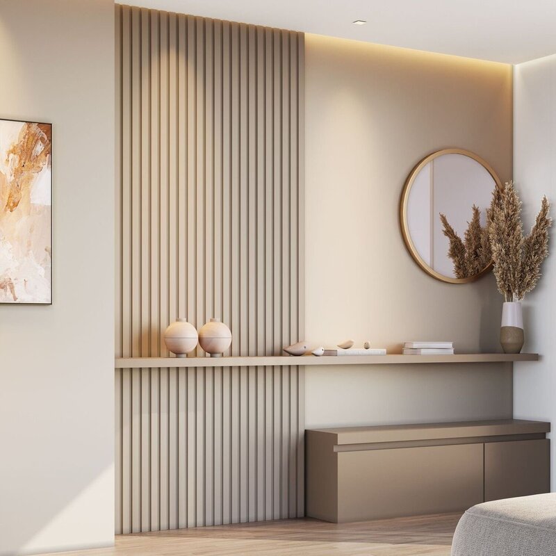 Akoestische Wandpaneel | Beige Classic