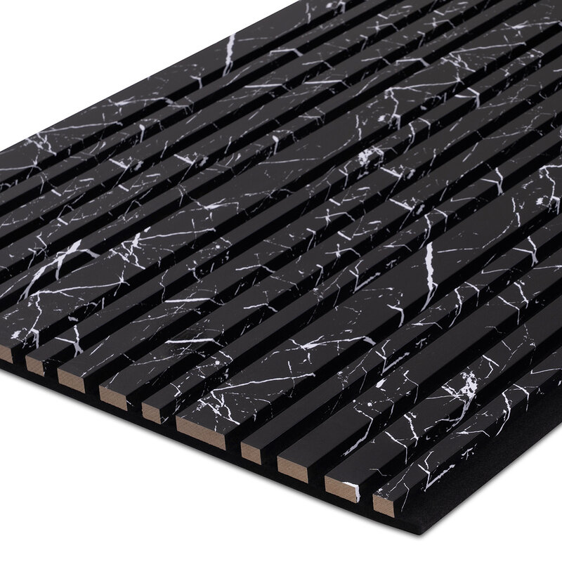 Akoestische Wandpaneel | Zwart Marmer