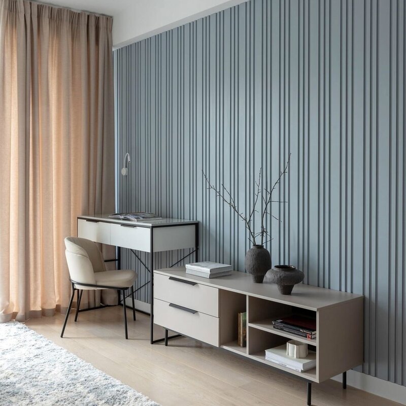 Akoestisch Wandpaneel | Soft Blue L280 x B60.5