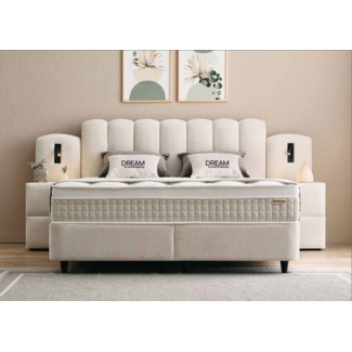 Dream – Luxe Bouclé Storage Bed