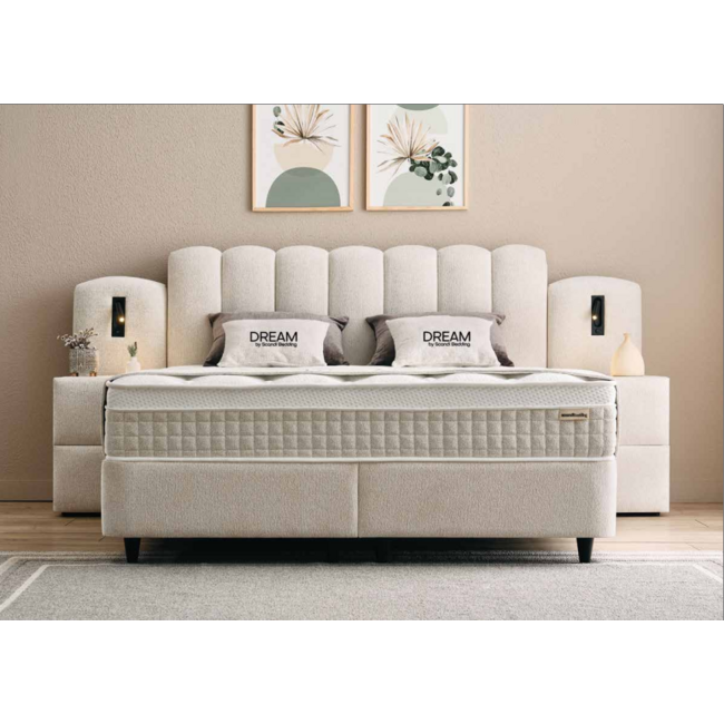 Dream – Luxe Bouclé Storage Bed