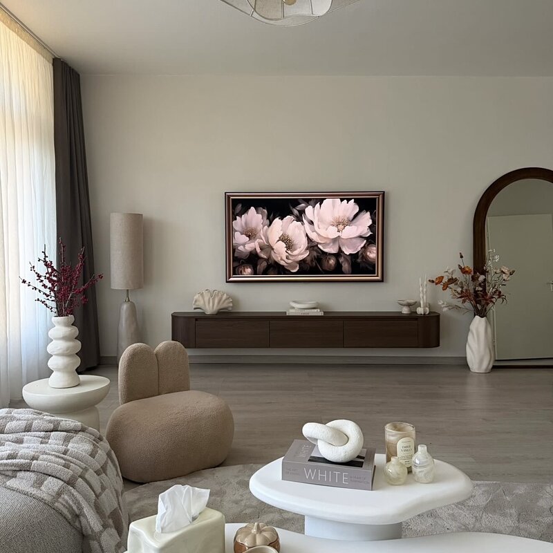 Japandi TV Meubel Walnoot  (Premium MDF)