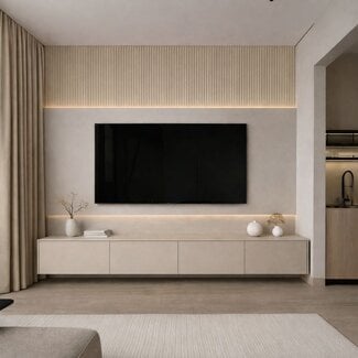 TV Meubel Hotel Chique Beige