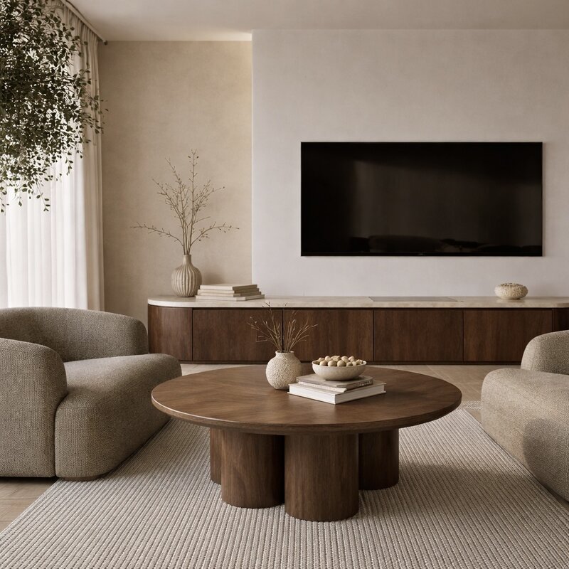 Oslo - Ronde salontafel 100 cm