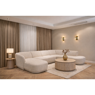 Bankstel Milaan 221 X 338 X 175 CM