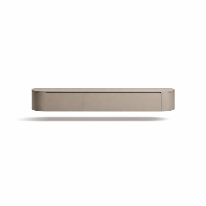 Japandi Tv Meube Soft Taupe ( Premium MDF)