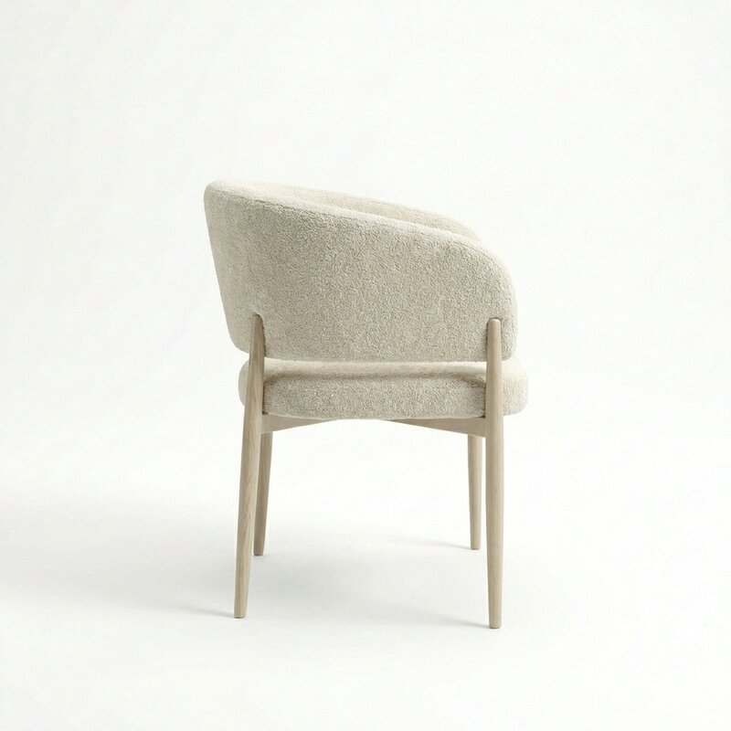 Japandi Eetkamerstoel – Beige