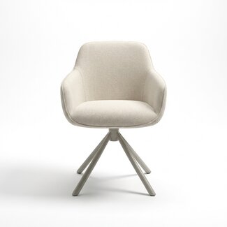 Eetkamerstoel Miror Draaibaar Beige