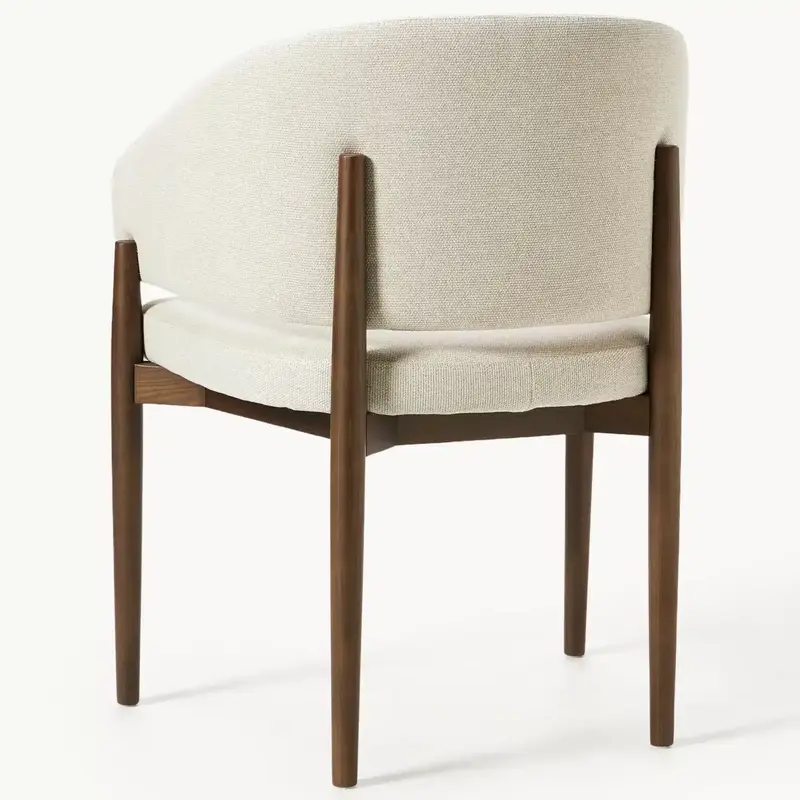 Eetkamerstoel Walnoot Japandi