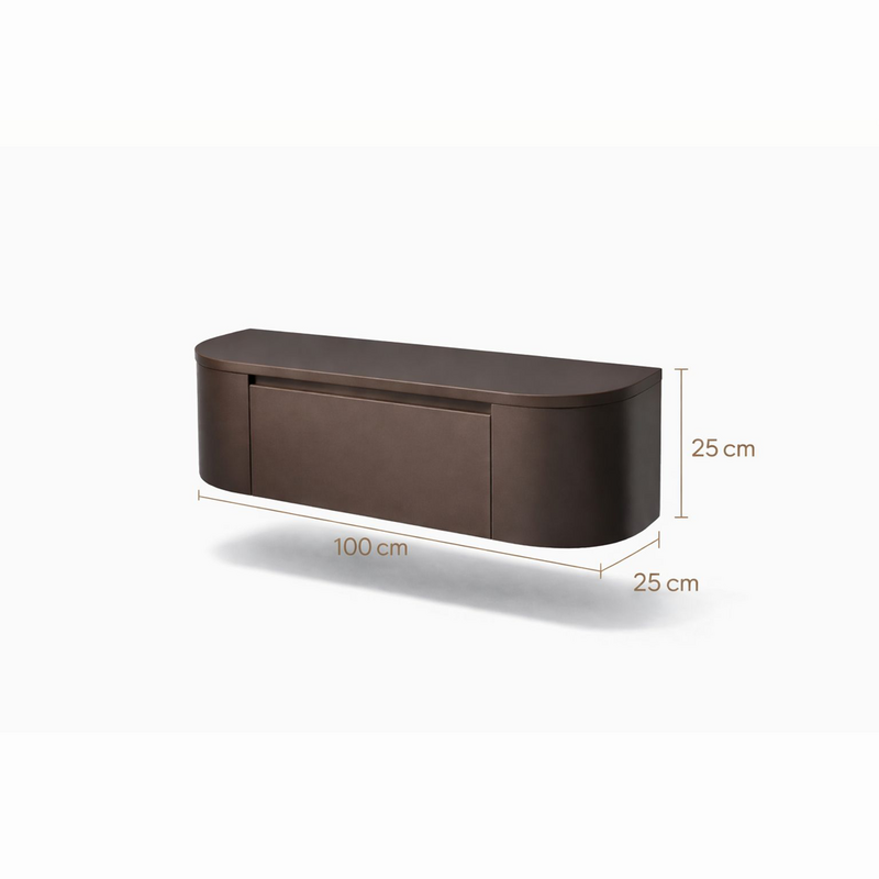 Gangkast Espresso Brown (H100 × D25 × H25cm)