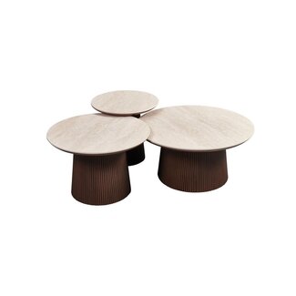 VALERION – Sculptural Coffee Table Ensemble