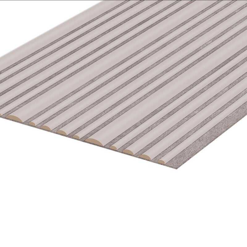 The Woodline Collection | Round Suede Beige