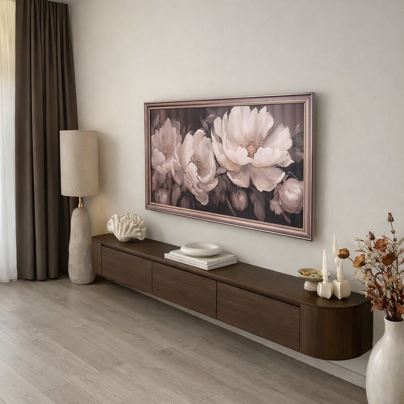 Japandi TV Meubel Walnoot  (Premium MDF)