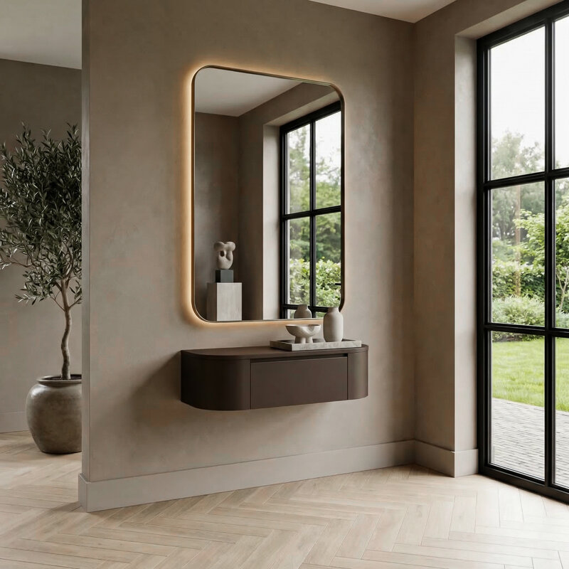 Gangkast Espresso Brown (H100 × D25 × H25cm)