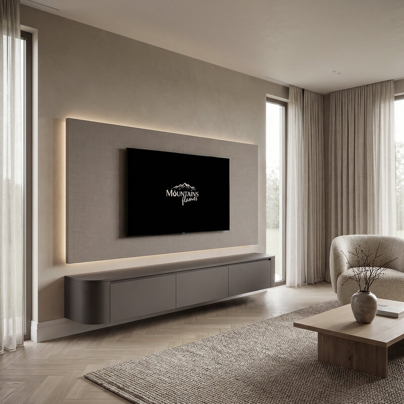 Japandi Deep Warm Taupe TV- Meubel