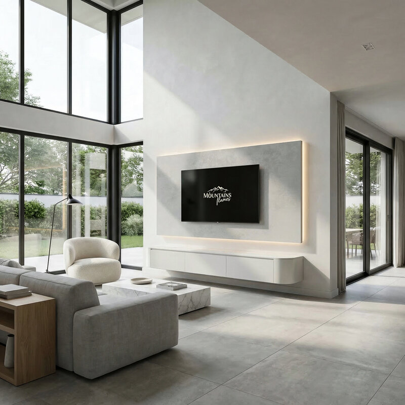 Japandi  TV Meubel Wit  (Premium MDF)