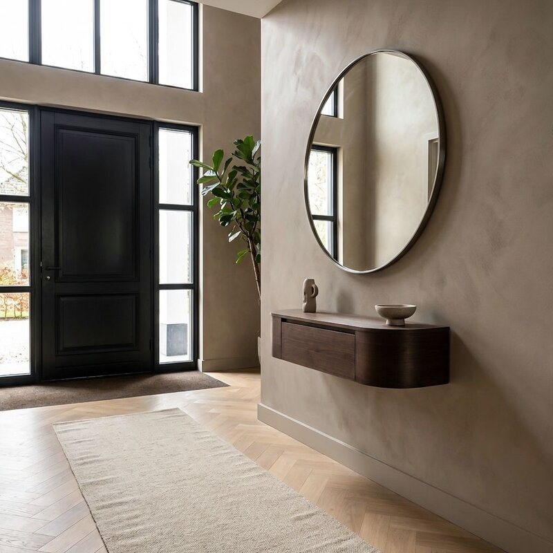 Gangkast Walnoot (H100 × D25 × H25cm)