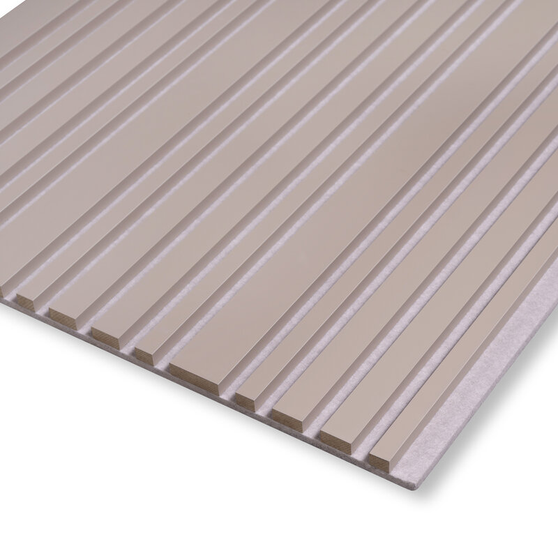 Akoestisch Wandpaneel Taupe