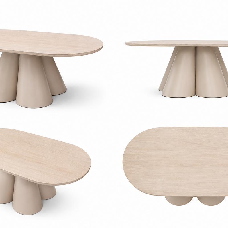 Noma Eettafel Beige Stone Top