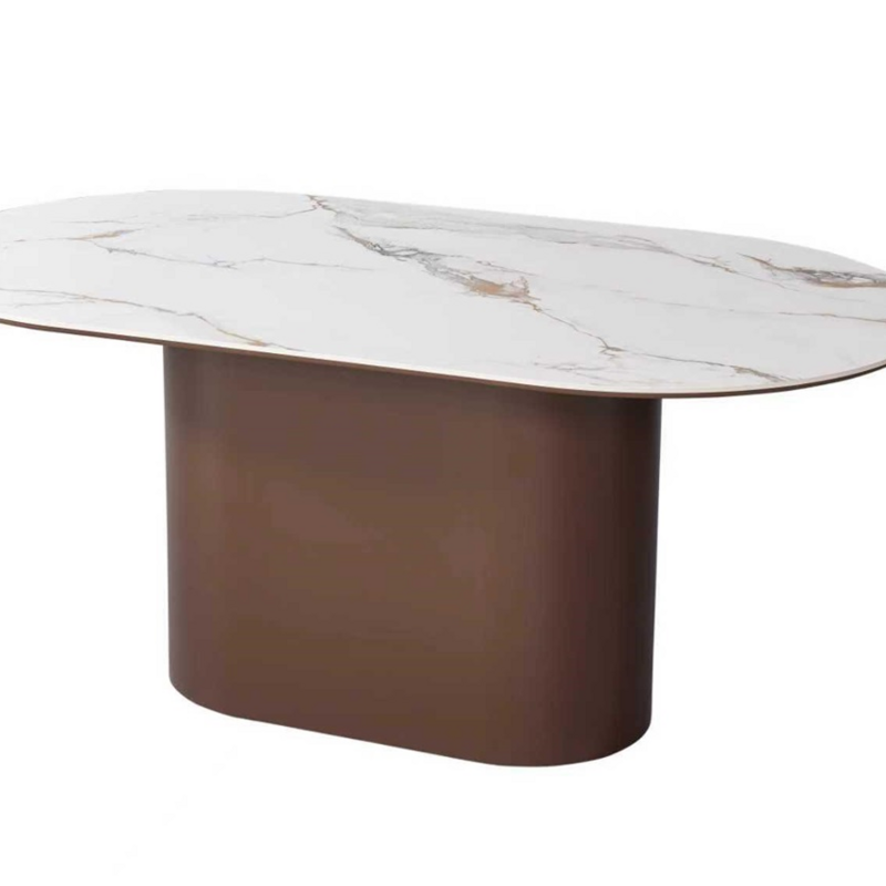Eettafel WoodTraventine Elara