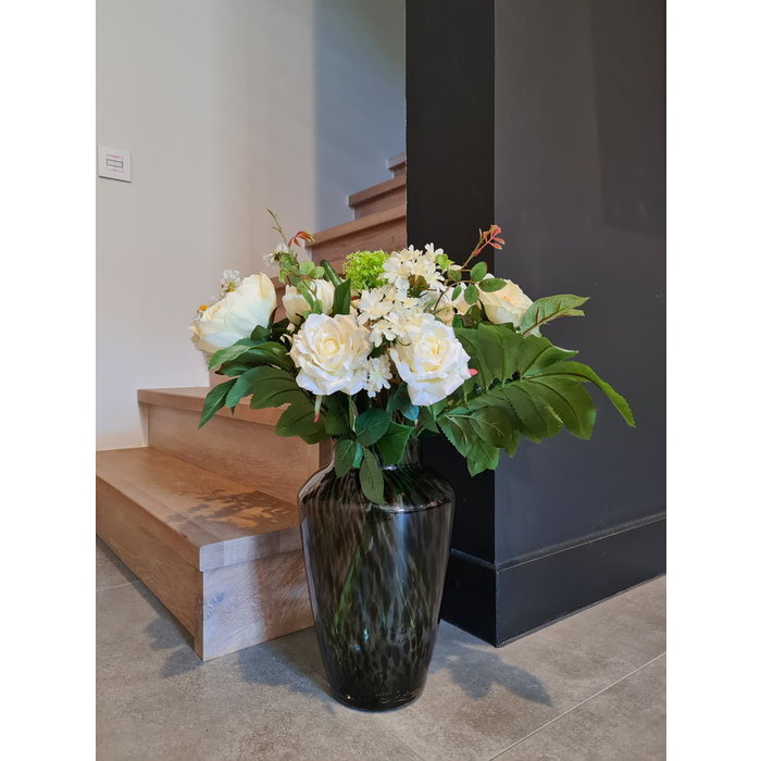 Emerald Kunstboeket white dream 55cm