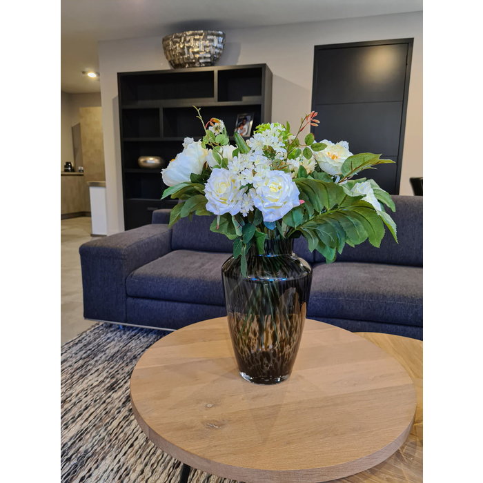 Emerald Kunstboeket white dream 55cm