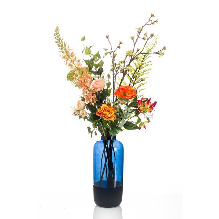 Emerald Kunstboeket XL happy orange 105cm