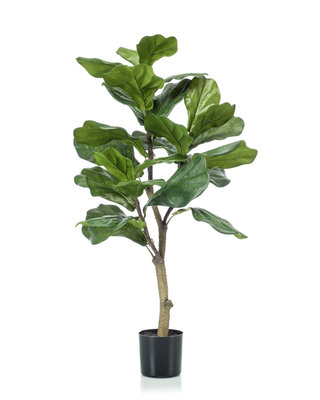 thermometer Actuator Aanhankelijk Kunstplant Ficus Lyrata Vioolbladplant 90cm - Floralike - Kunstplanten -  Floralike