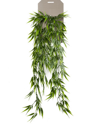 Emerald Kunst hangplant bamboe 75cm