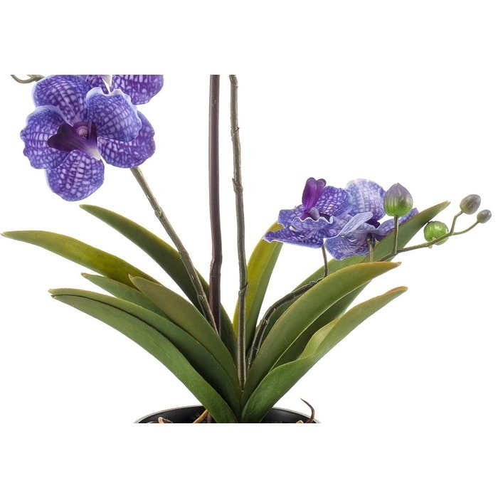 Emerald Kunstplant Vanda 60cm paars in pot
