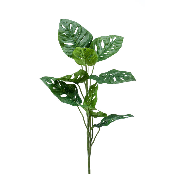 Emerald Kunstblad Monstera Gatenplant Multi 75cm