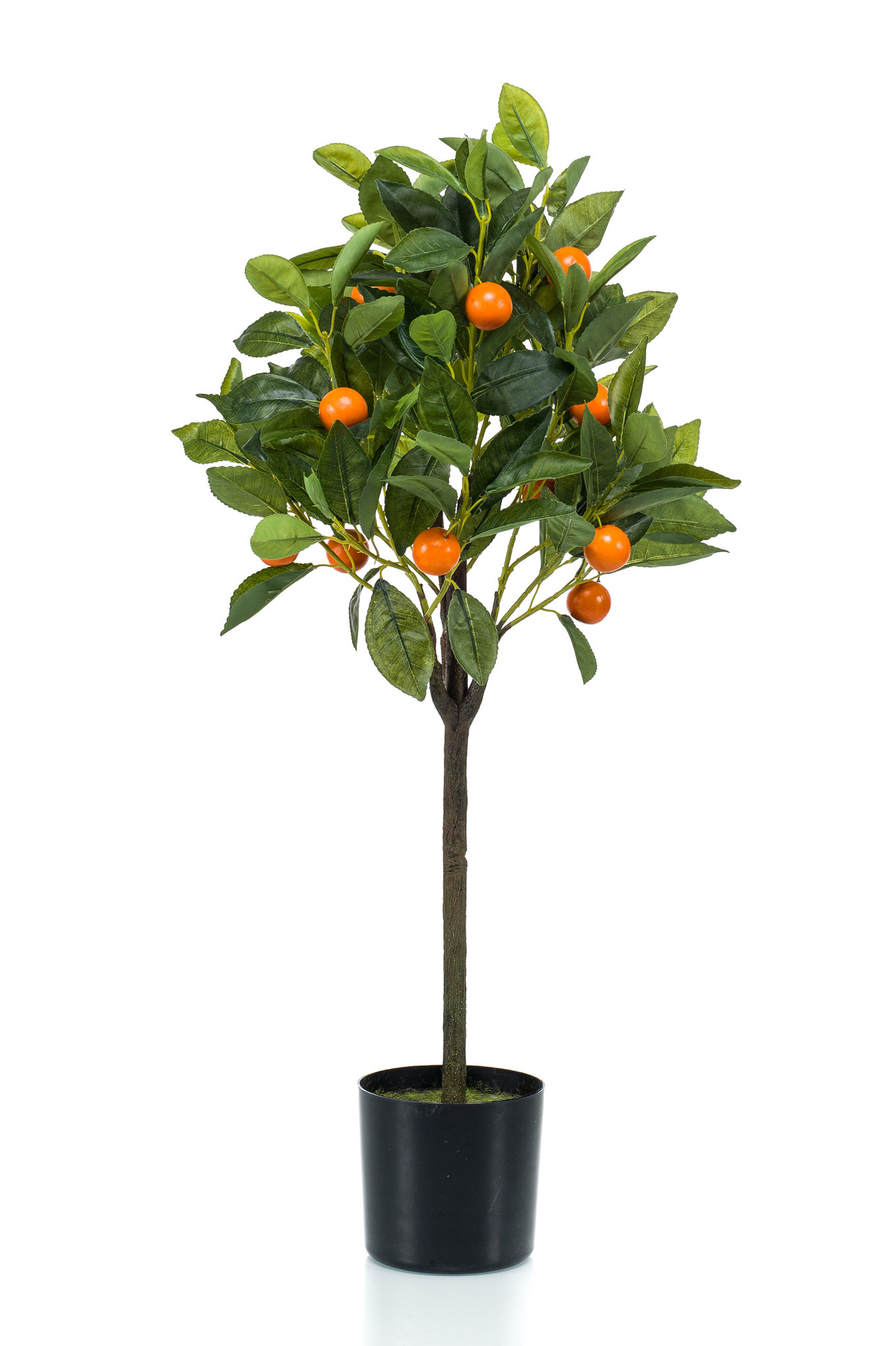 Floralike Kunstplant Sinaasappel boom 75cm in plastic pot