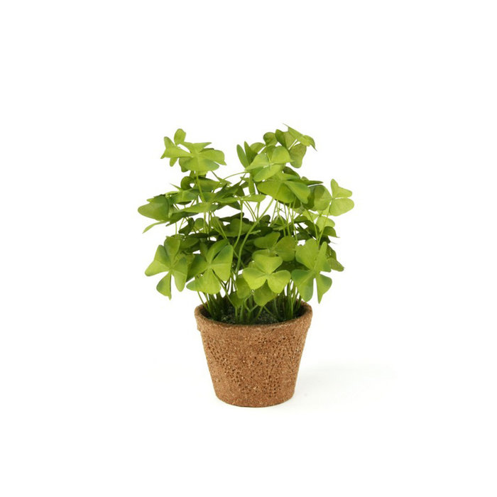 Emerald Kunstplant Geluksklaver 25cm in pot